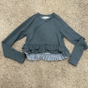 Cropped sweatshirt